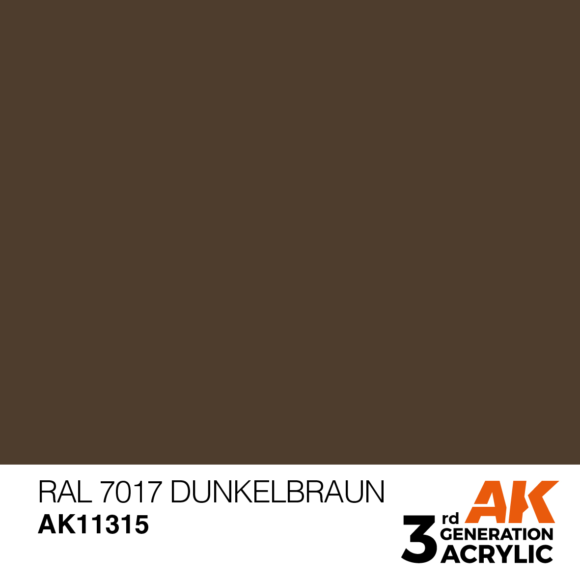 AK 3GEN AFV - RAL 7017 Dunkelbraun - AK11315