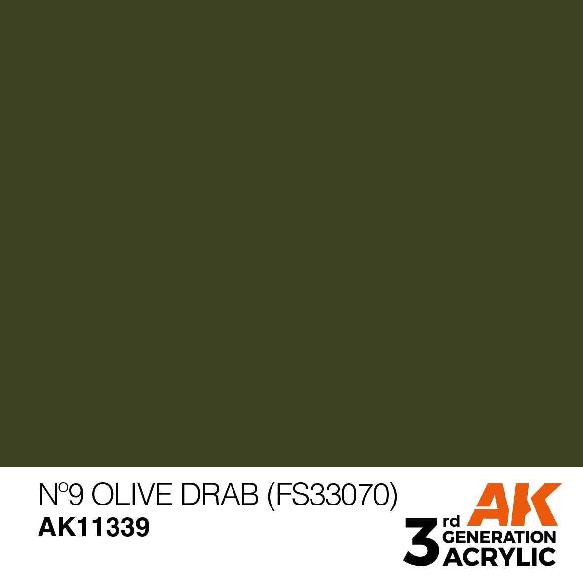 AK 3GEN AFV - N°9 Olive Drab (FS33070) - AK11339