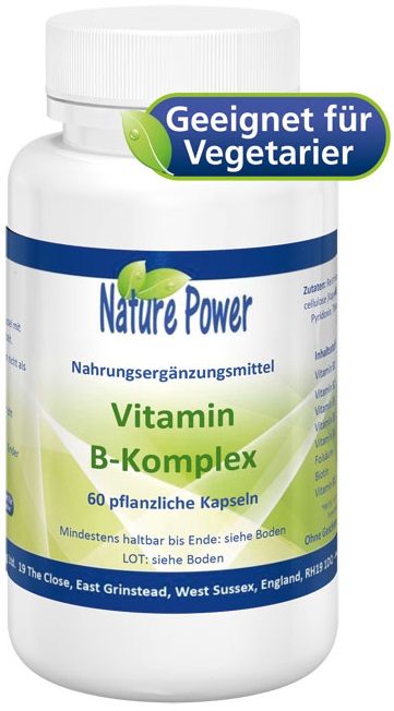 Vitamin B Komplex 60 pflanzliche Kapseln
