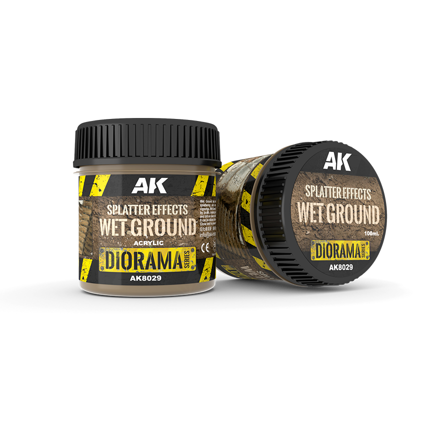 AK Splatter Effects Wet Ground 100ml - AK8029