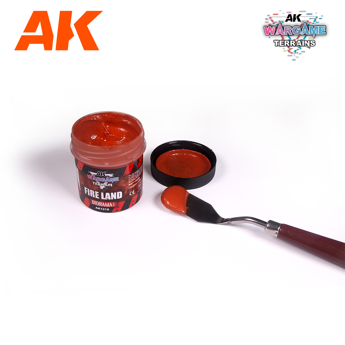 AK Fire Land Wargame Terrains 100ml - AK1218