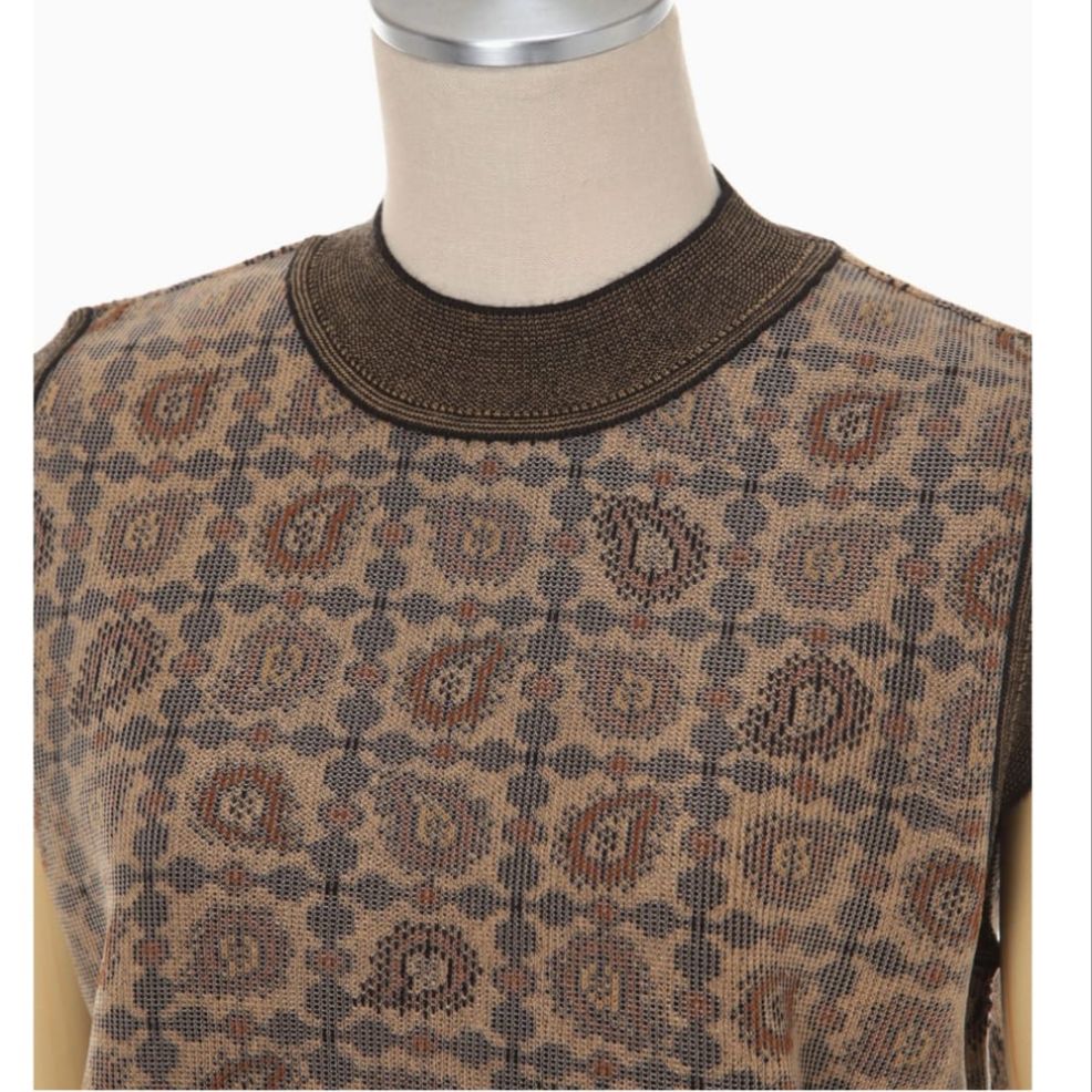 DONNA Les Boutiques - Veste knit paisley jacquard