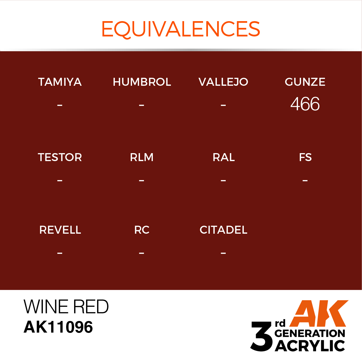 AK 3GEN Standard - Wine Red - AK11096