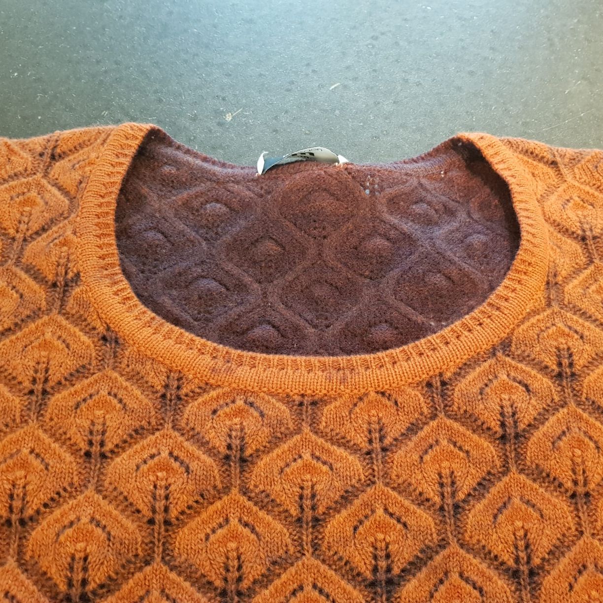 DONNA Les Boutiques - Sweater knit cashmere handprinted