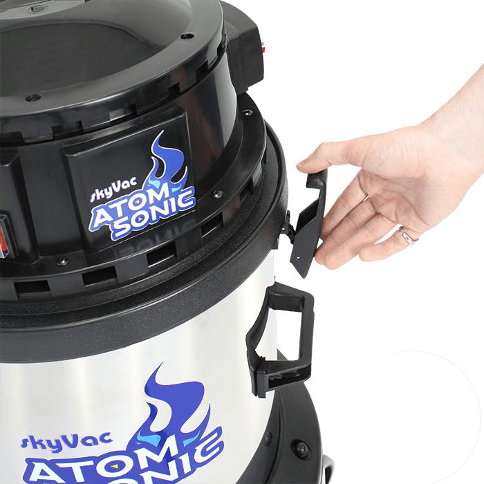 SkyVac® Atom Sonic - Pack aspirateur de Gouttière / Perche avec pinces