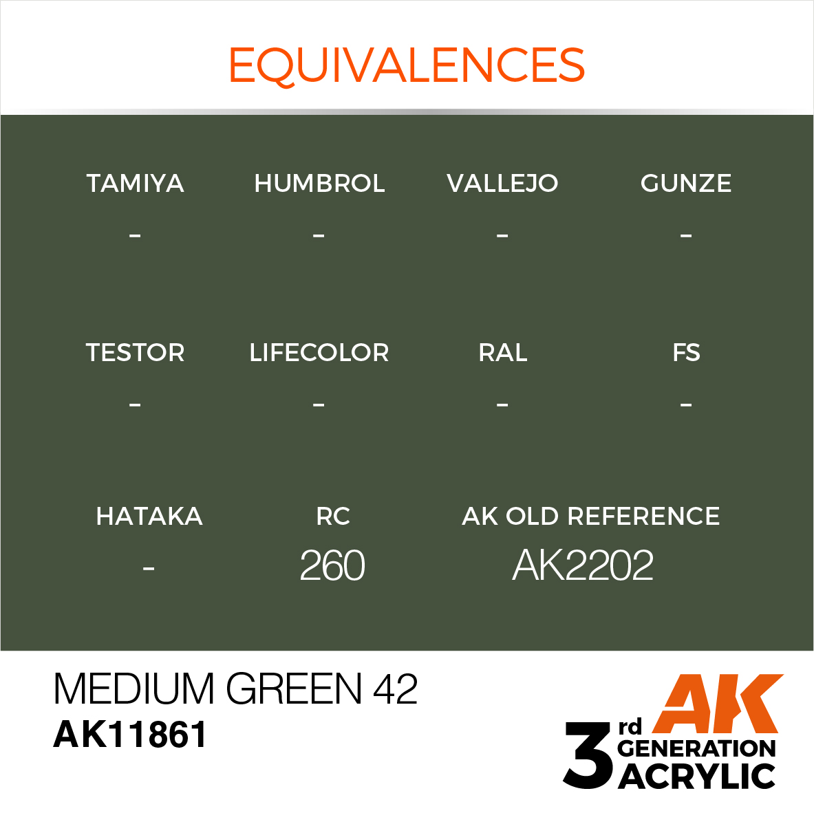 AK 3GEN Air - Medium Green 42 - AK11861