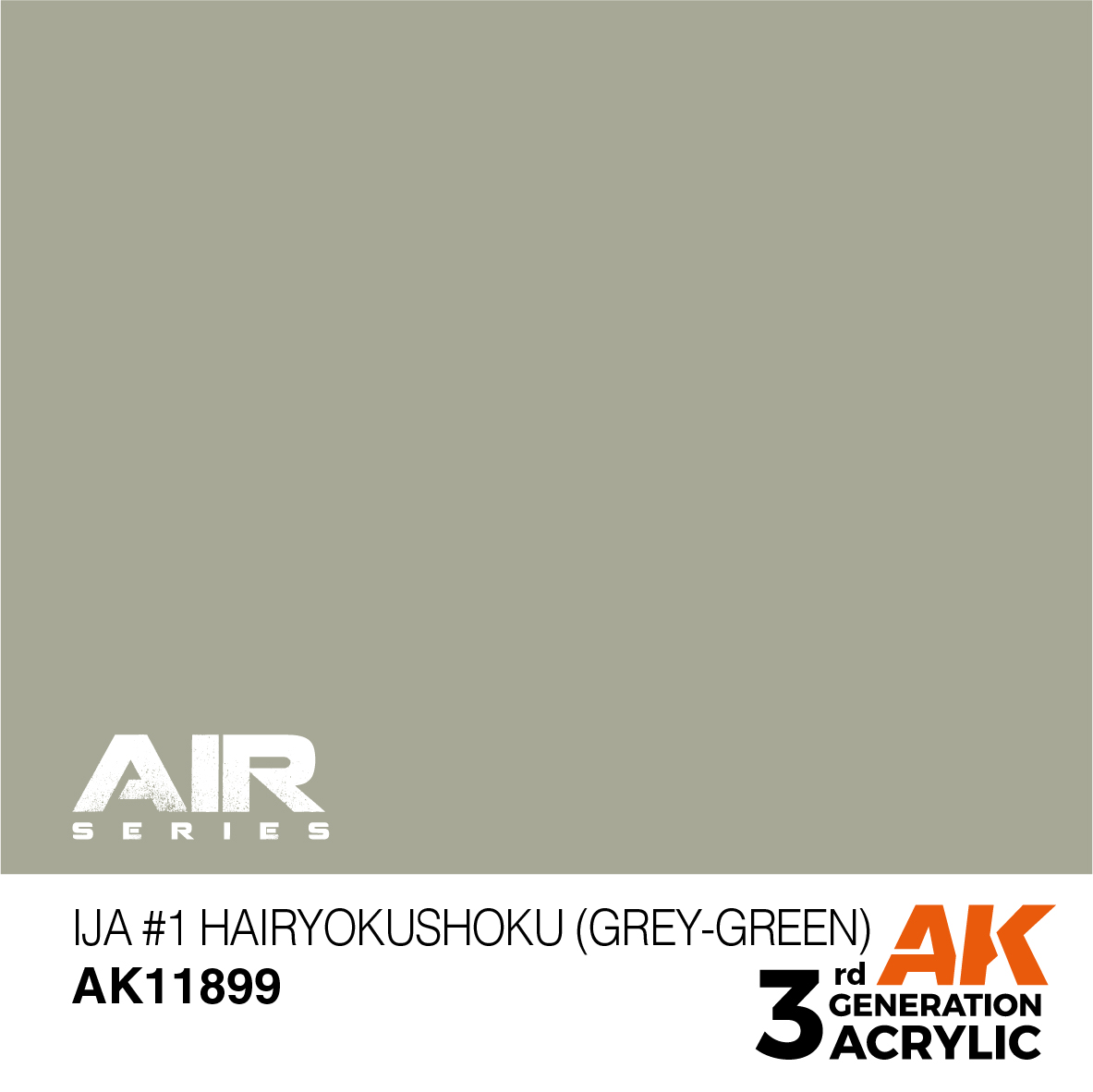 AK 3GEN Air - IJA #1 Hairyokushoku (Grey-Green) - AK11899