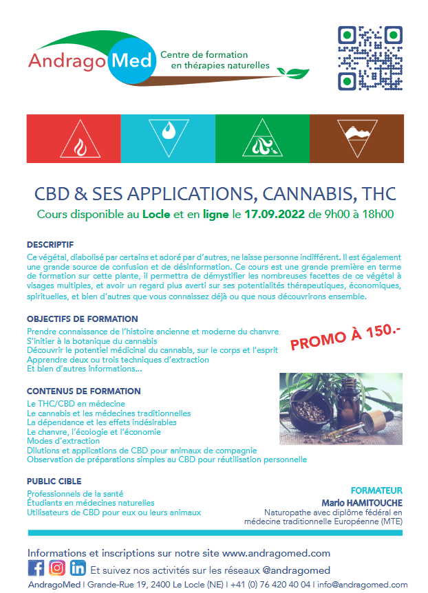 Cannabis / THC / CBD & ses applications