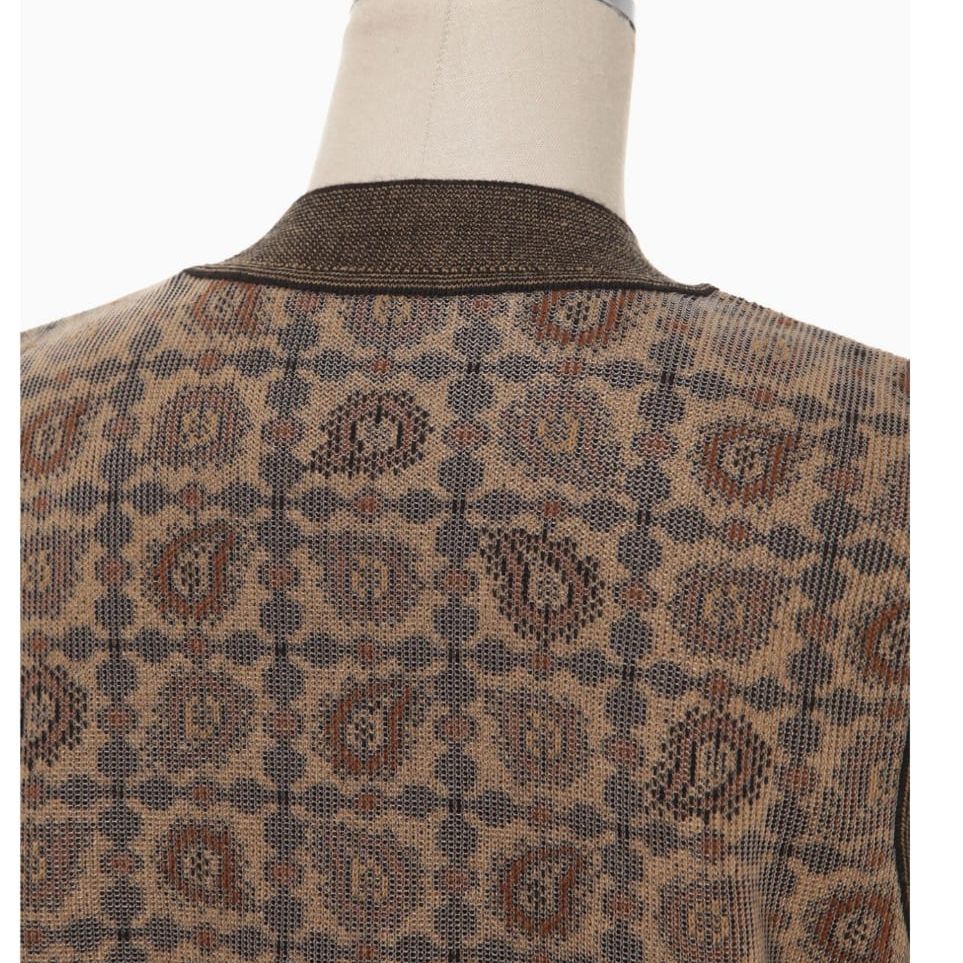 DONNA Les Boutiques - Veste knit paisley jacquard