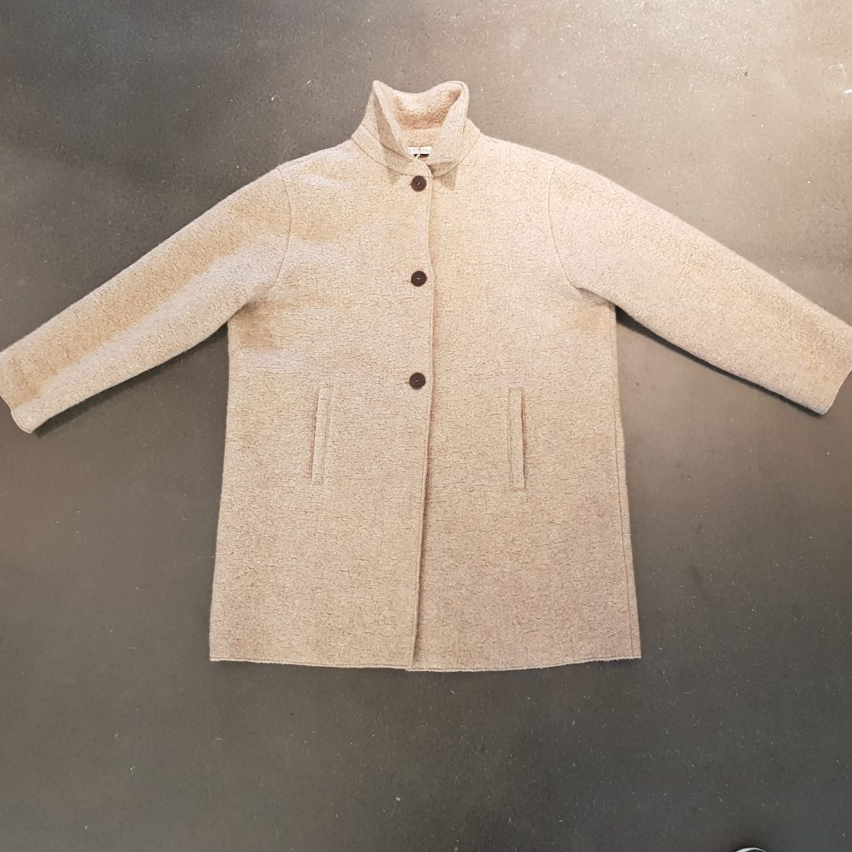 DONNA Les Boutiques - Coat special sheepskin like knit 12pl cashmere