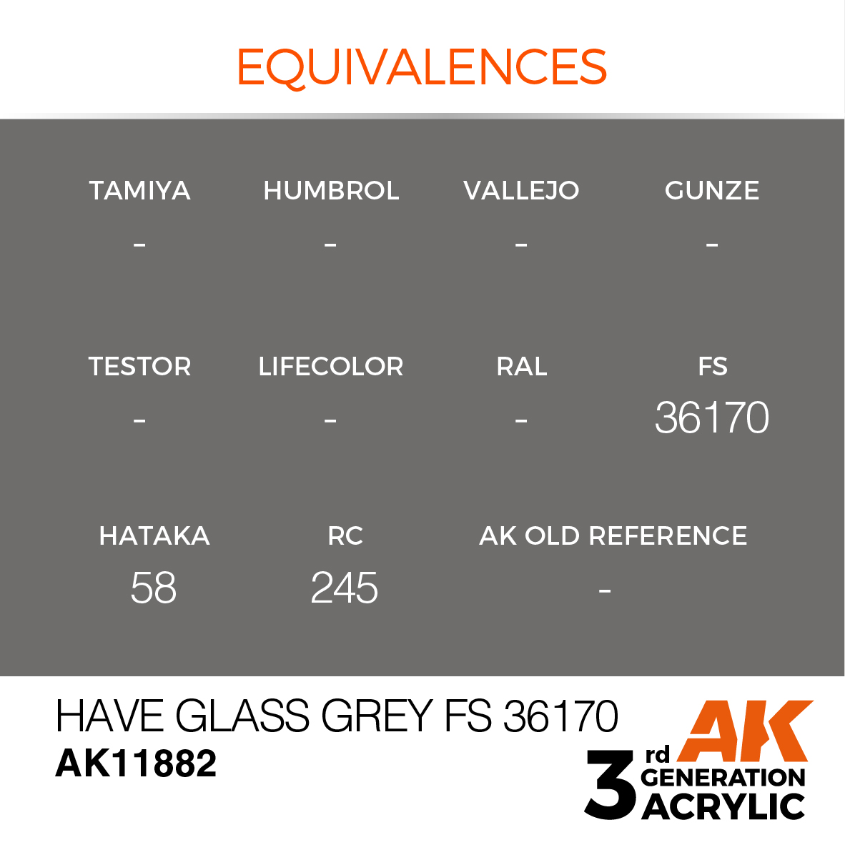 AK 3GEN Air - Have Glass Grey FS 36170 - AK11882