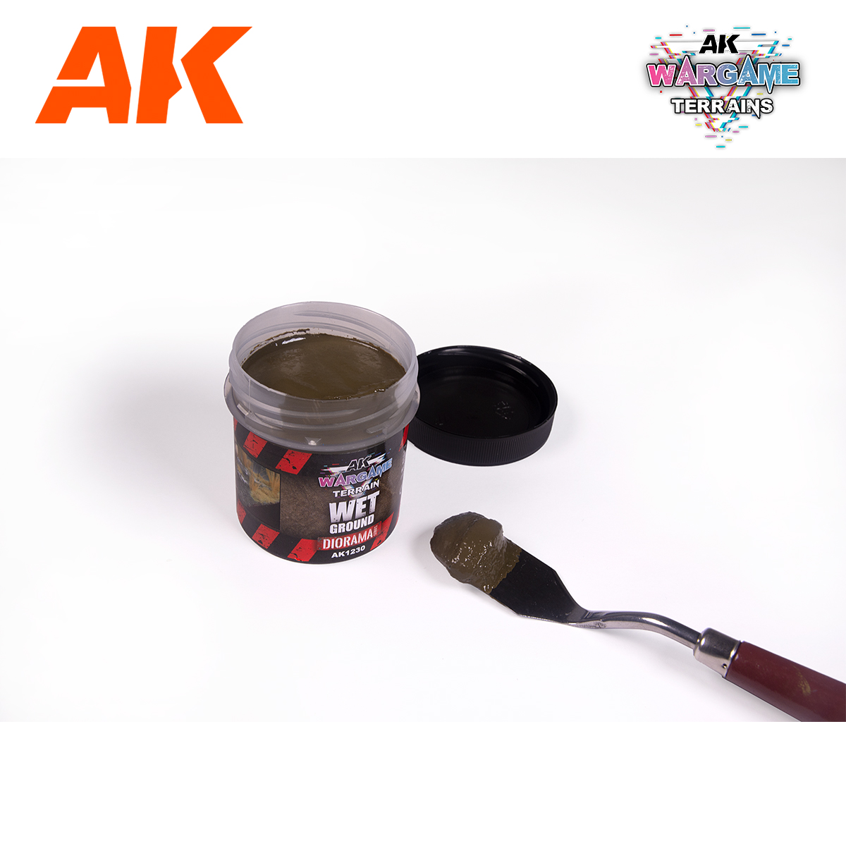 AK Wet Ground Wargame Terrains 100ml - AK1230