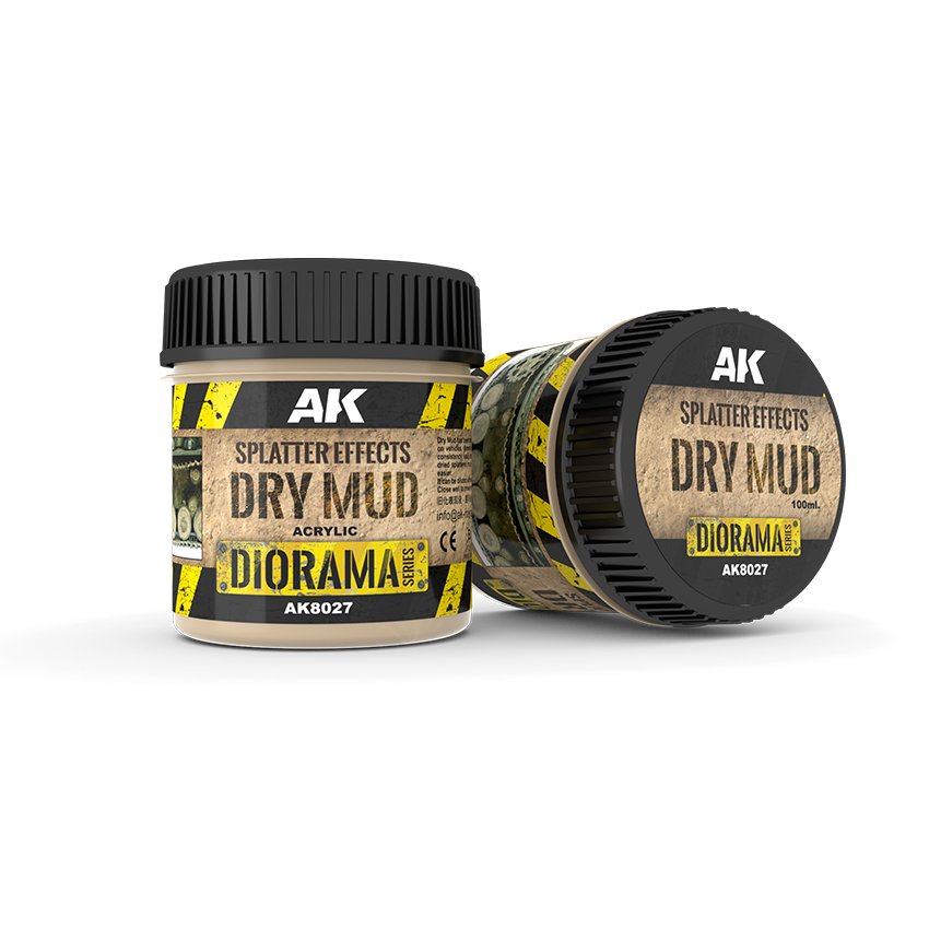 AK Splatter Effects Dry Mud 100ml - AK8027