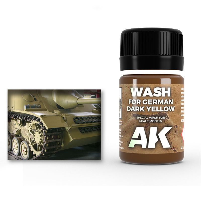 AK Wash - Dark Yellow Wash  - AK300