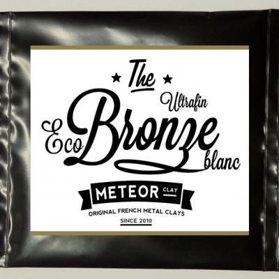 Météor Metal-Clay Eco Weisse Bronze ultrafein, 100gr. im Eco-Bag