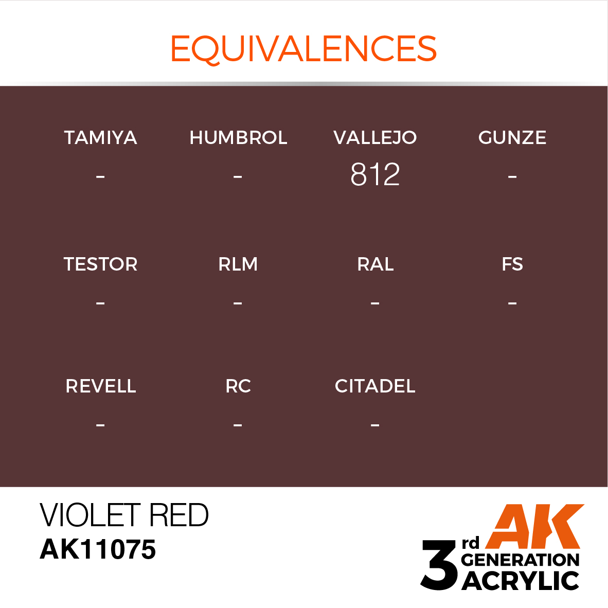 AK 3GEN Standard - Violet Red - AK11075