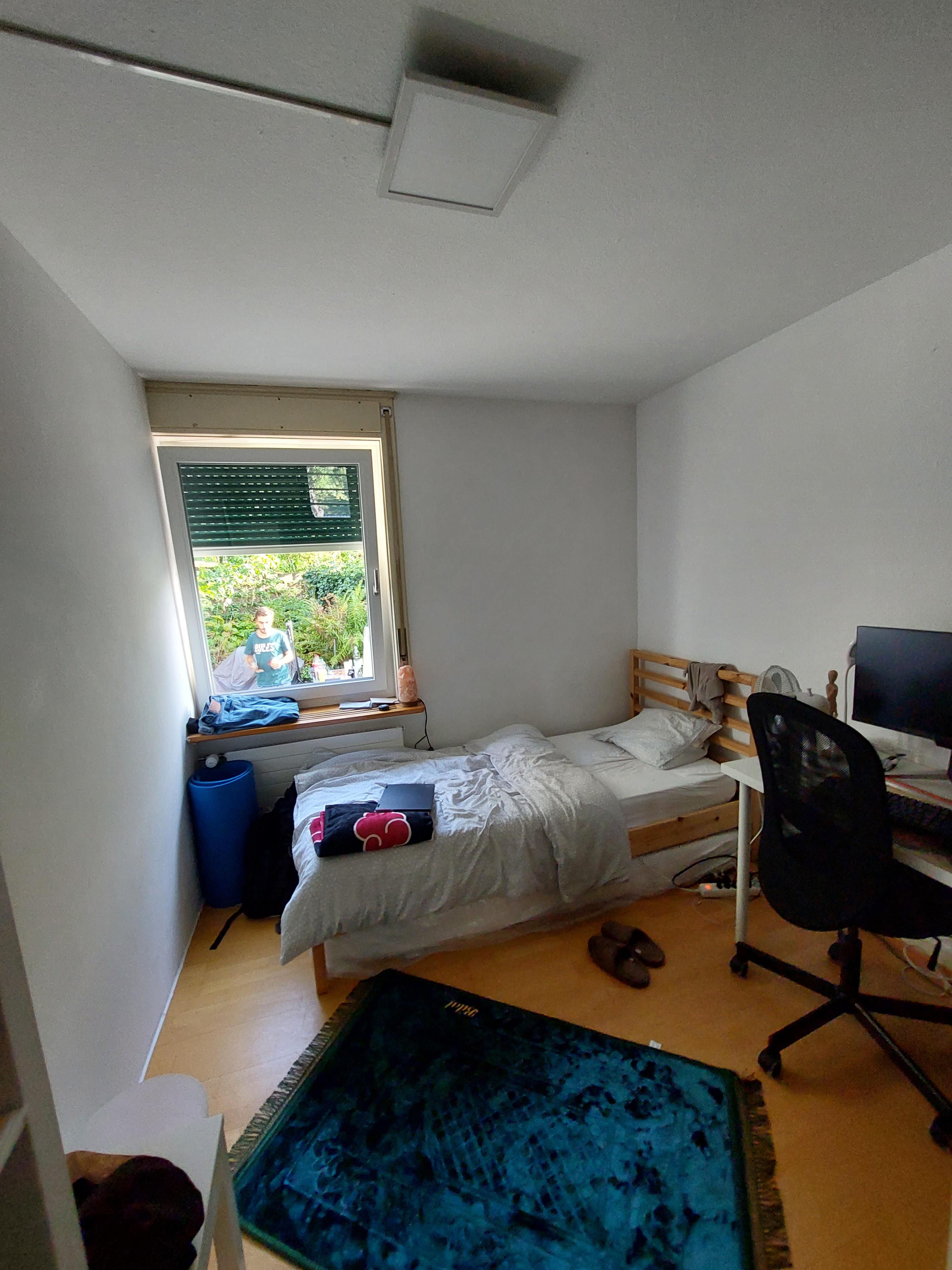 Zimmer mit Gartensicht, 10 m2, Fr. 770.-