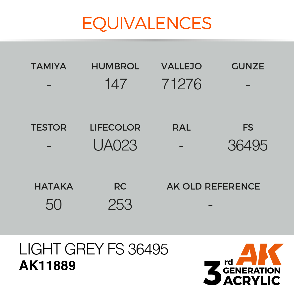 AK 3GEN Air - Light Grey FS 36495 - AK11889