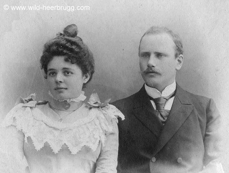 Heinrich Wild - 1900 (Brautpaar Lilly + Heinrich Wild) 
