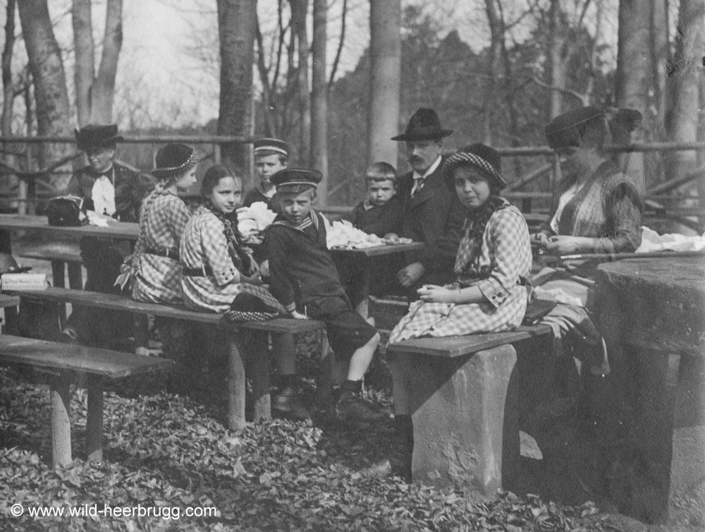 Heinrich Wild mit Familie in Jena - 1918