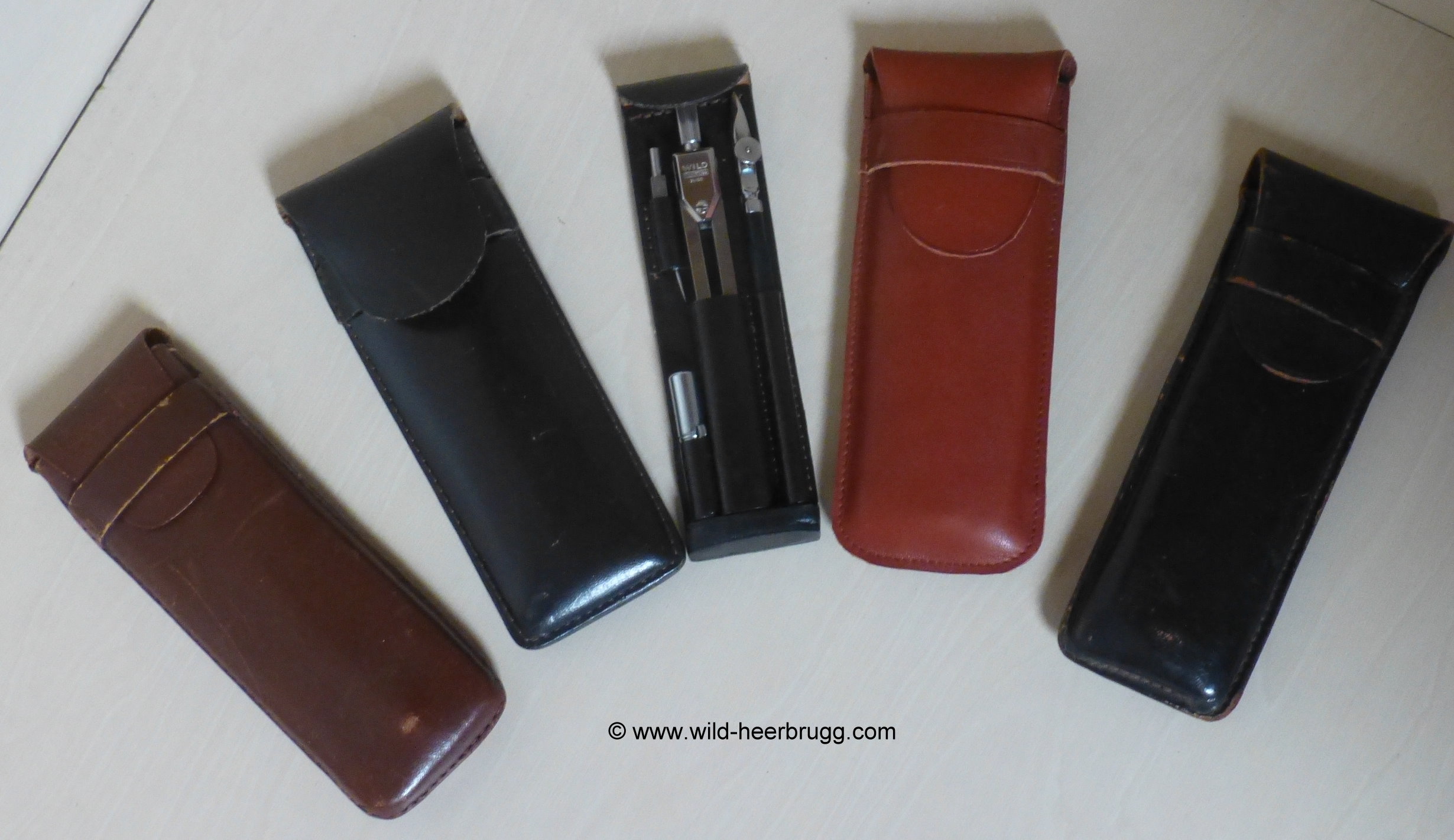 variouse older leather sets