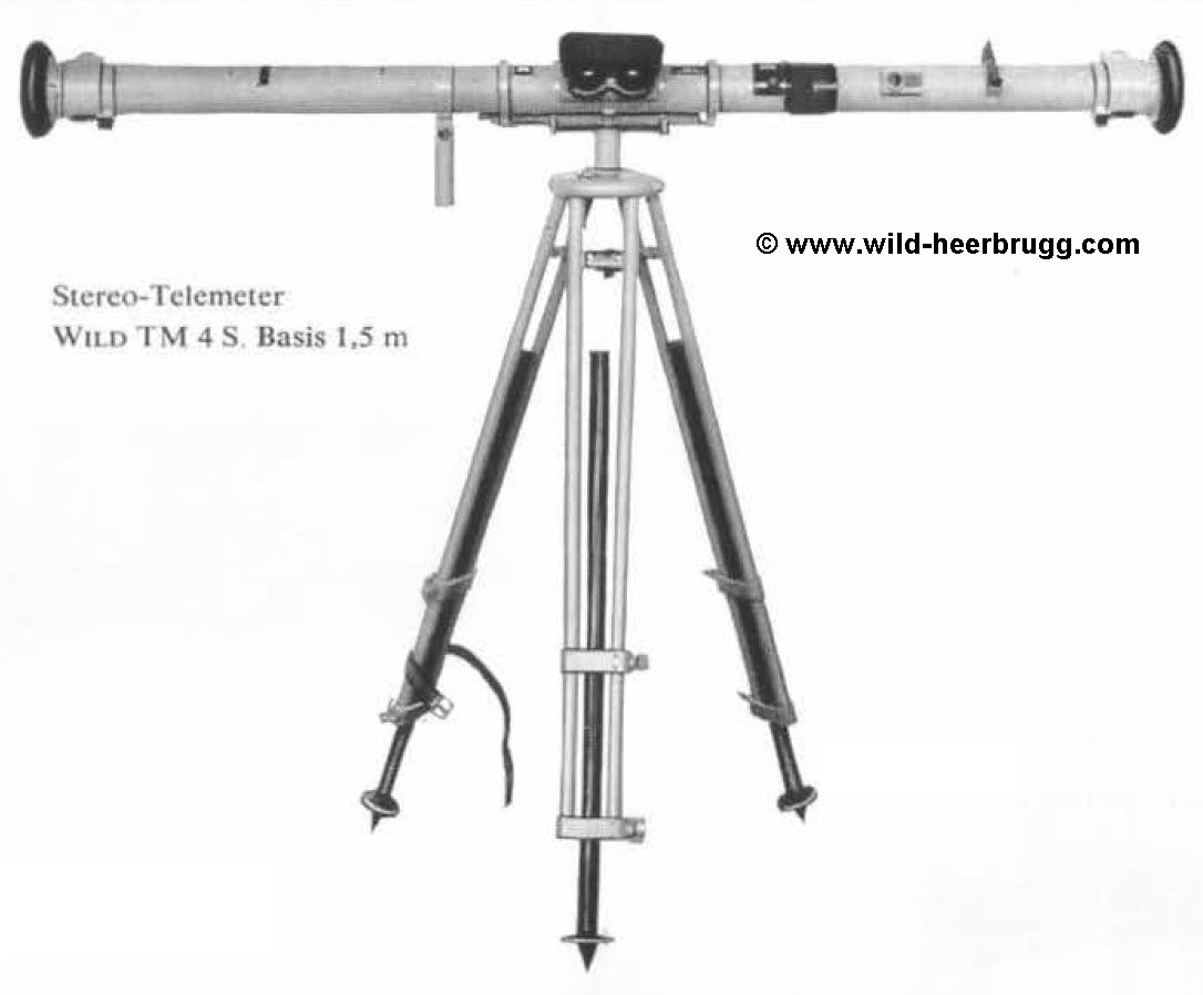 Stereo-Telemeter; Basis 150cm